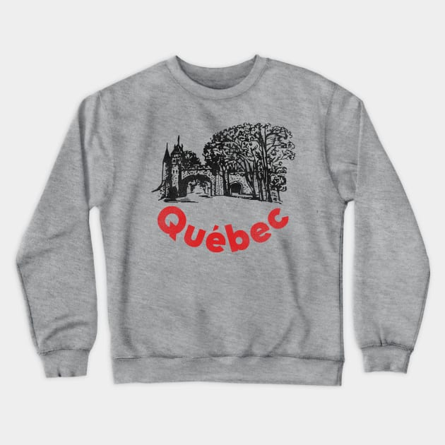 Old Quebec City Crewneck Sweatshirt by darklordpug